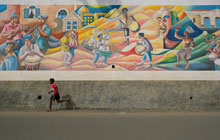 mindelo, cape verde cesaria evora home town